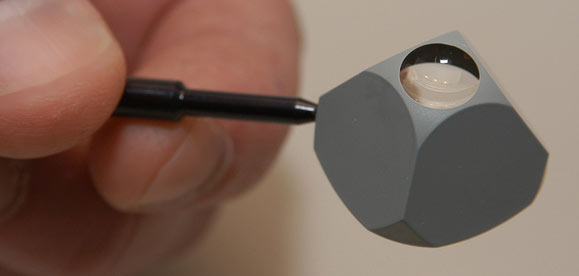 Gonioscopy contact lens instrument
